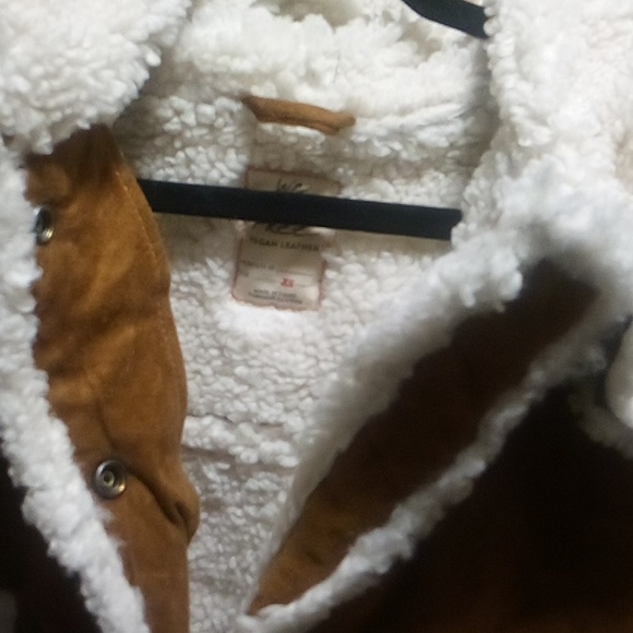 NWT Free People We The Free Vegan Exchange Shearling Jacket - Picture 12 of 15